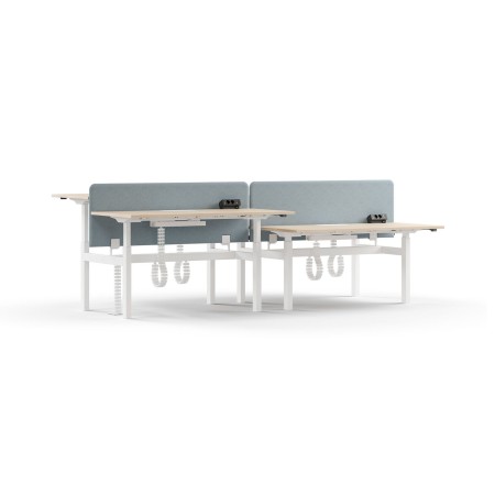 Écran frontal pour bench assis-debout double B-ACTIVE  TOP 530.