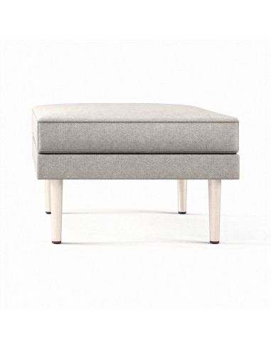 Pouf carré 1 place 64 x 64 cm ARCIPELAGO gris.