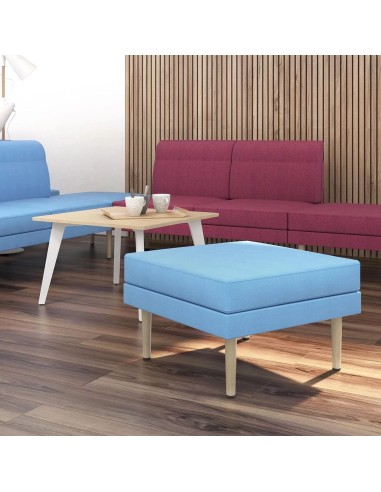 Pouf lounge ARCIPELAGO dans un espace d’attente professionnel.