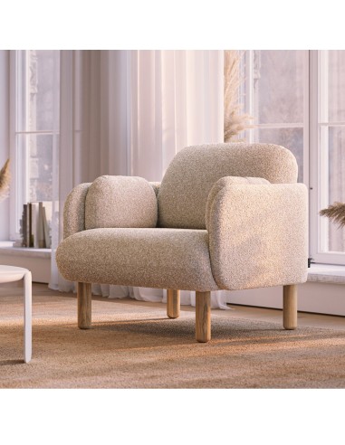 Chaise lounge MYAMI avec pieds en frêne et rembourrage confort dans un espace d'accueil professionnel à Sion.