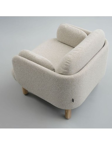 Fauteuil lounge design MYAMI en frêne massif  pour accueil professionnel.