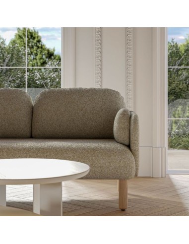 Canapé design professionnel MYAMI pour accueil en entreprise installé à Montreux.