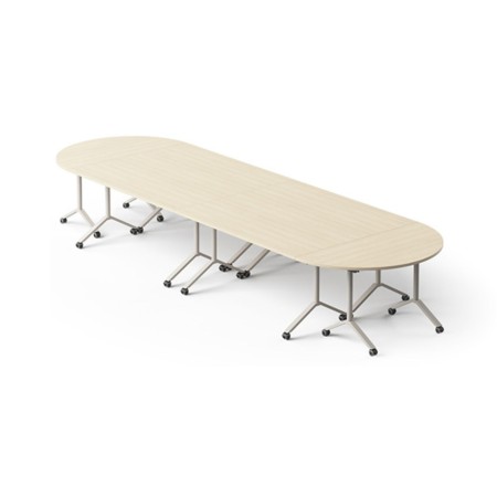 Formation ovale des tables de formation FLIPTOP pour entreprise et haute école.