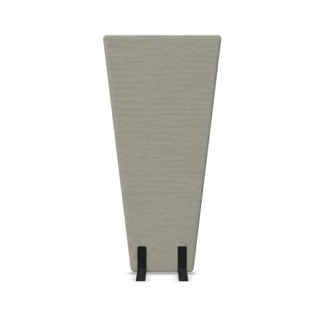 Cloison acoustique sur pied trapèze Selva en tissu avec partie haute large