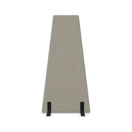 Cloison acoustique sur pied trapèze Selva en tissu avec partie basse large