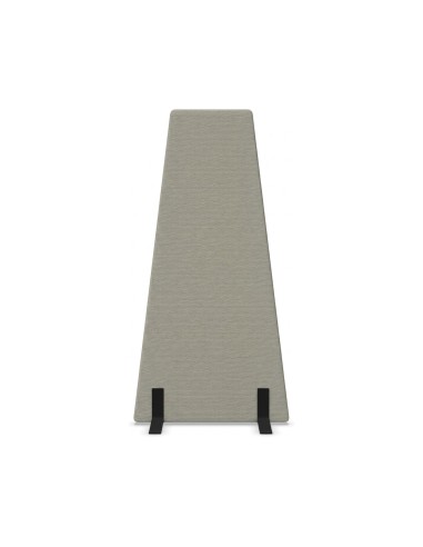 Cloison acoustique sur pied trapèze Selva en tissu avec partie basse large
