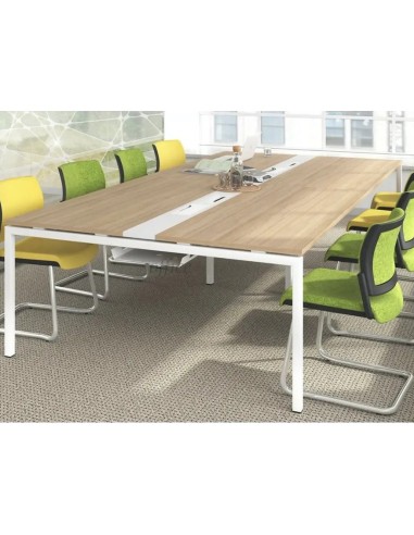 Grande table de conférence 280 x 120 cm - NOVA U