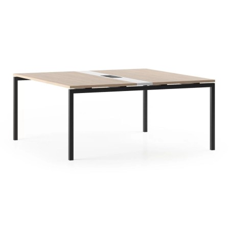 Table de réunion NOVA U 6 places avec top access