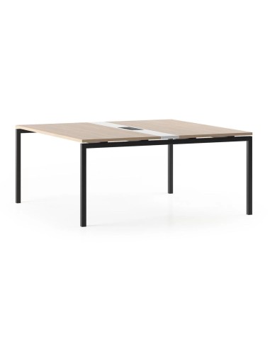 Table de réunion NOVA U 6 places avec top access