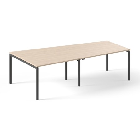 Table de réunion en trapèze 6 à 10 places