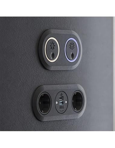 Prises et électrification de la cabine acoustique 4 places SONUS L.