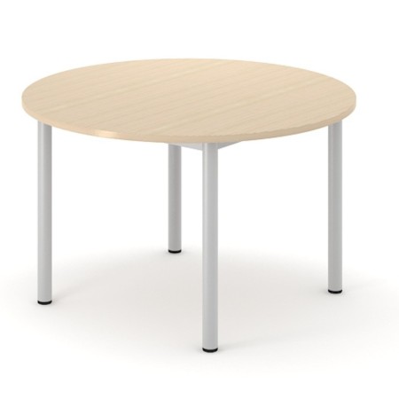 Table ronde de conférence avec plateau finition bois - OPTIMA
