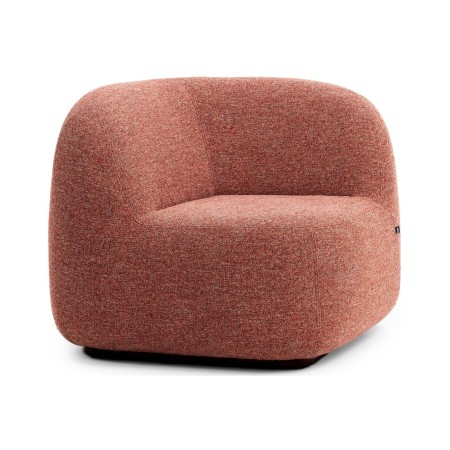 Fauteuil lounge d’angle Jelly en tissu avec assise rembourrée.