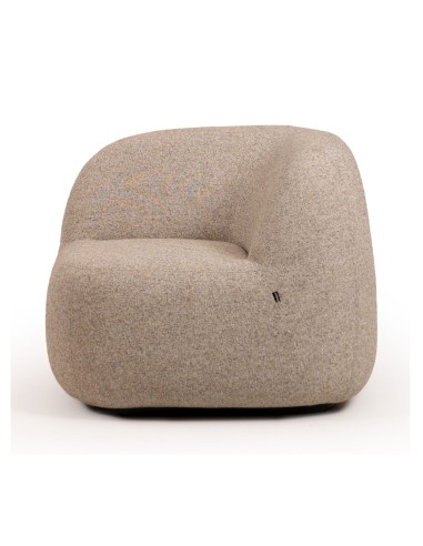 Fauteuil Jelly pour espace détente design gris vue de côté.