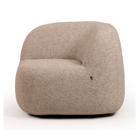Fauteuil Jelly pour espace détente design gris vue de côté.