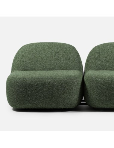 Connections entre deux poufs Jelly modulaires.