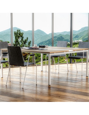 Table de conférence NOVA U 6 personnes dans un espace de réunion à Fribourg