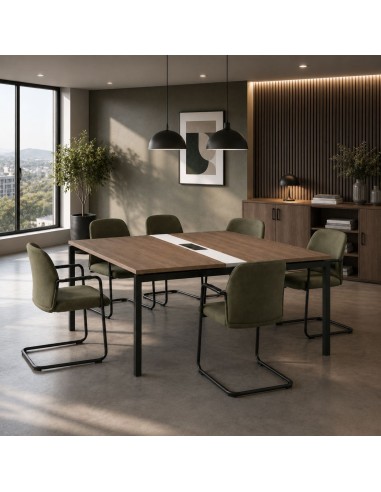 Table NOVA U 8 personnes dans une salle de réunion professionnelle à Zurich