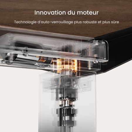 Innovation moteur bureau assis-debout auto verrouillage - Move-Up - monbureau