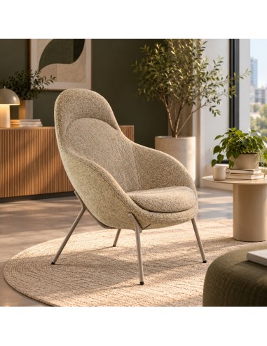 Fauteuil lounge confortable aménagé dans un espace d’accueil chaleureux - Vieni