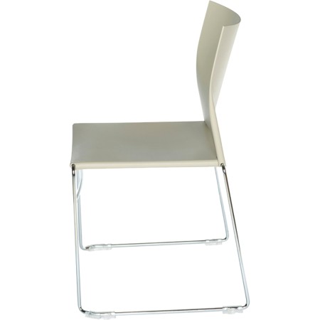 Chaise collectivité empilable et accrochable sable - Jill - Sitek - 3680