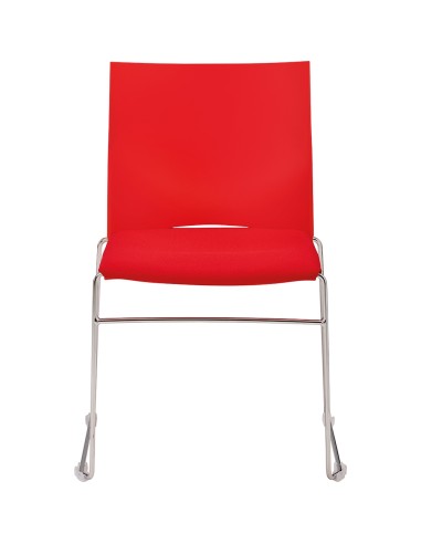 Chaise réunion avec assise tissu et empilable - Jill - Sitek - 3681