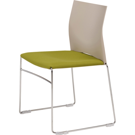 Chaise réunion avec assise tissu et empilable - Jill - Sitek - 3681