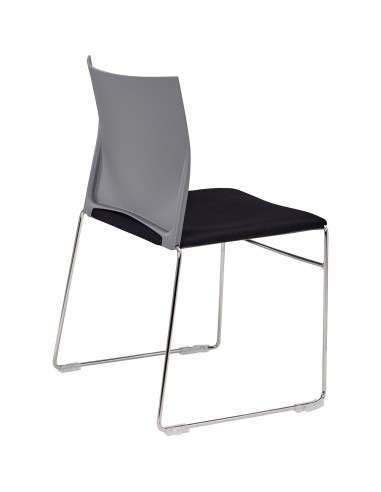 Chaise réunion avec assise tissu et empilable - Jill - Sitek - 3681