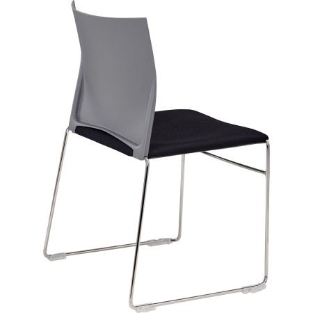 Chaise réunion avec assise tissu et empilable - Jill - Sitek - 3681