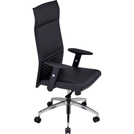 Chaise de direction cuir avec têtière - Quentin - 8200