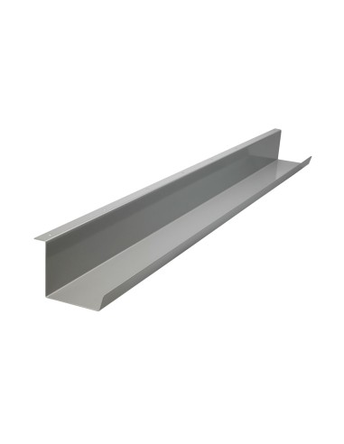 Range-câbles en aluminium gris clair pour gestion de câbles