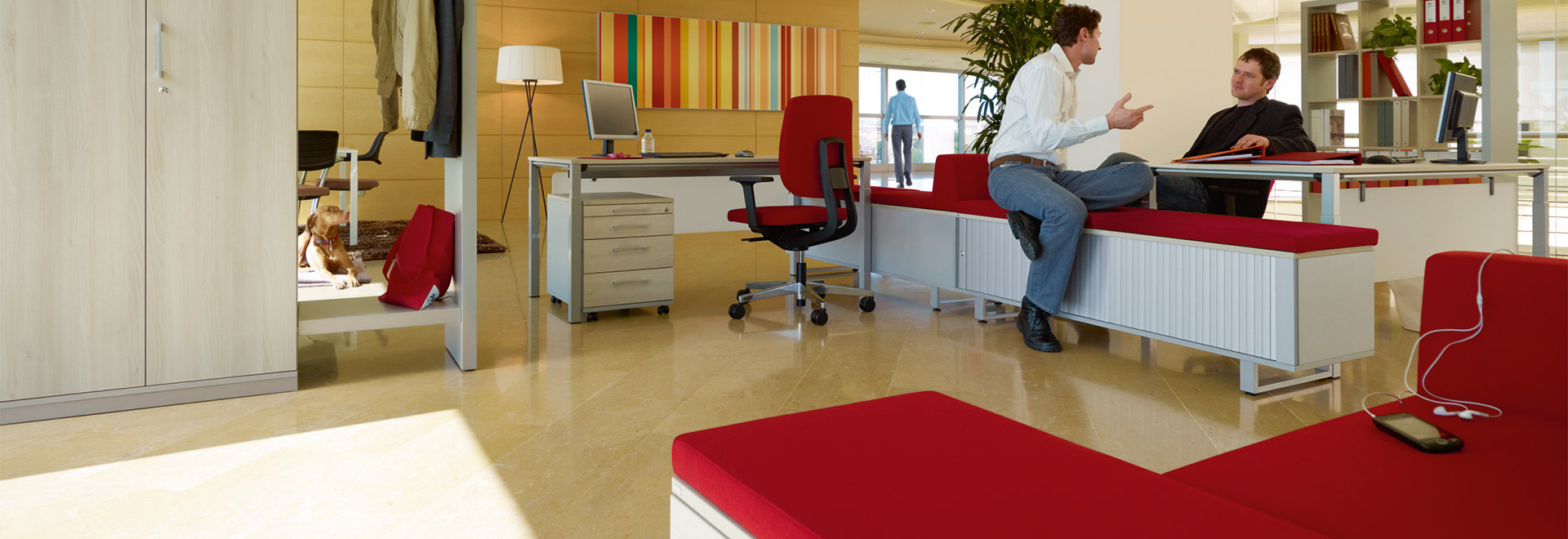 Influence couleur bureau - rouge