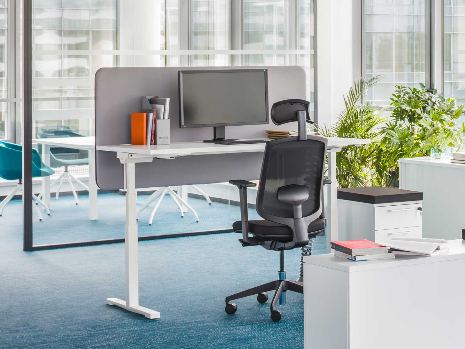 Bureau assis-debout électrique