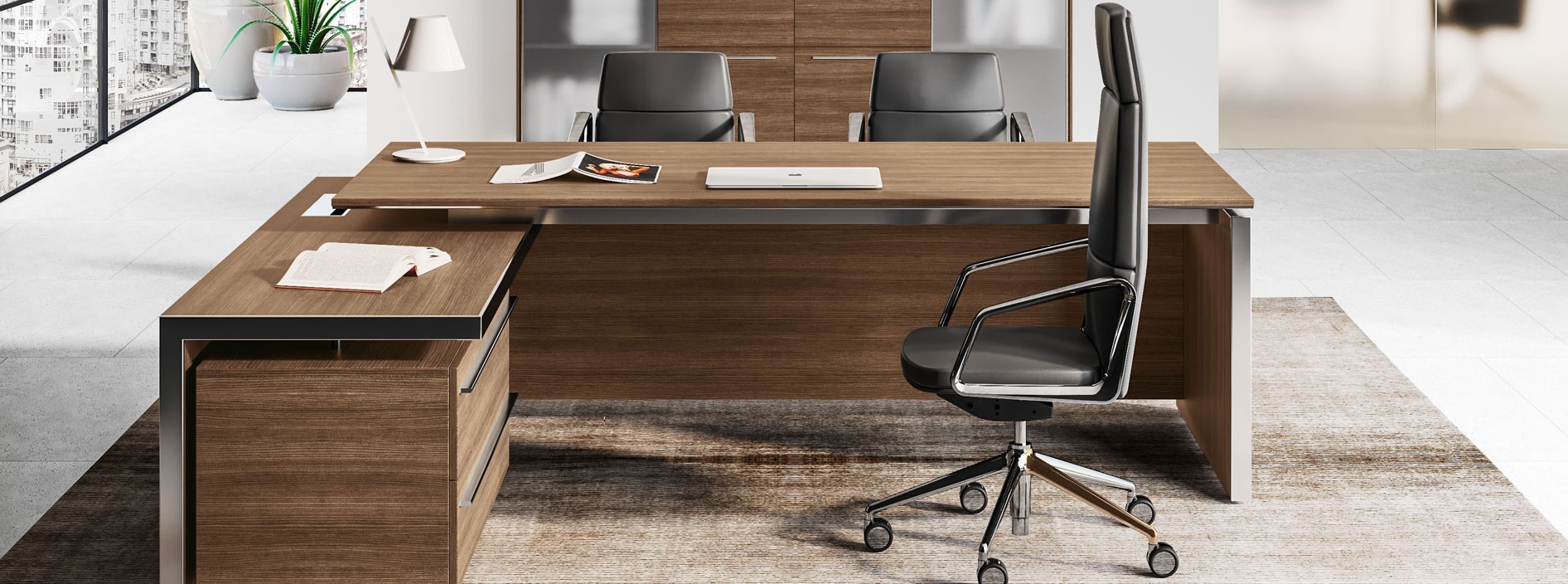 Bureau en bois design - E.O.S. - Las Mobili - MonBureau SA