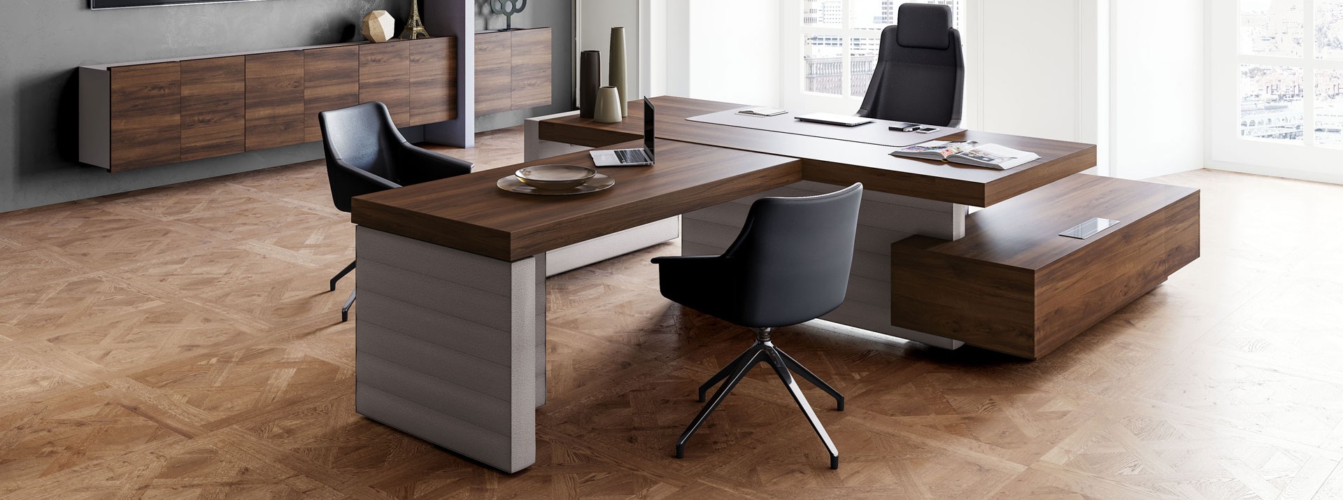Bureau massif design - Jera - Las Mobili - MonBureau SA
